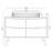 36" Bathroom Vanity with Ceramic Sink,