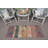 Vintage Turkish Oushak Style Patchwork Rug with Wool Ideal for Boho Decor in Vibrant Colors