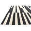 Tapis noir et blanc Noor