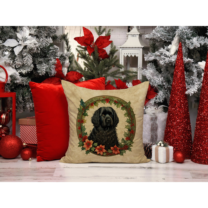 Coussin Christmas, 14 po x 14 po, Carré