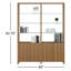 Linea 84'' H x 65'' W Standard Bookcase-1298585649-1239860352-1241255452