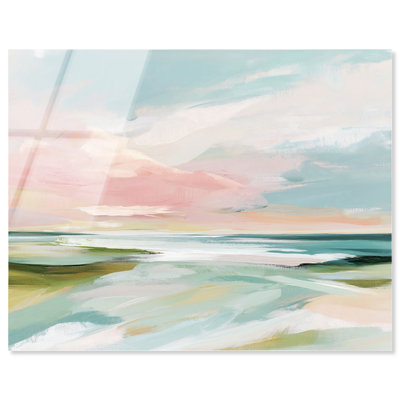 Impression côtière «Misty Shoreline Dream II» par Art Remedy