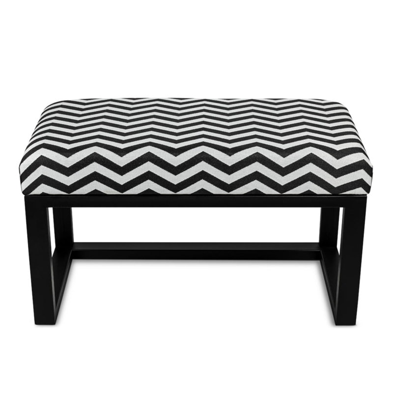 Frometa Velvet Upholstered Bench, 40 x 100 x 30cm