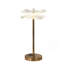 Lampe de table à DEL en acrylique cuivré doré pour salon, lampe de chevet pour chambre à coucher, lampe à DEL