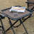 Brown Zero Gravity Chair Set With Side Table, Folding Reclining Chair With Cupholders & Pillows Adjustable Lounge Chair For Pool Backyard Lawn Beach