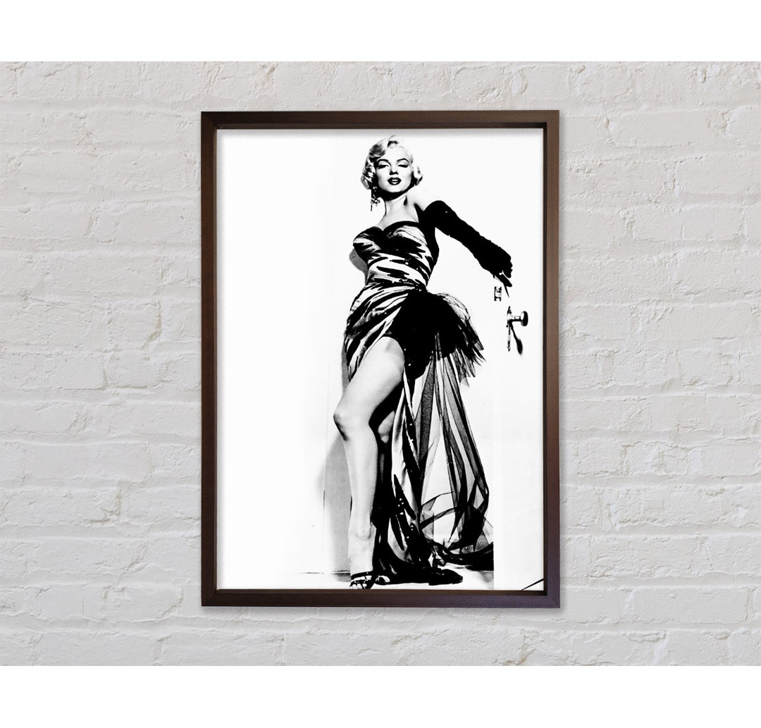 Marilyn Monroe Seltener Klassiker - Einzelner Bilderrahmen Kunstdrucke auf Leinwand