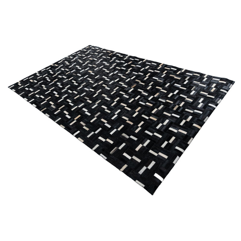 Tapis noir Juliana