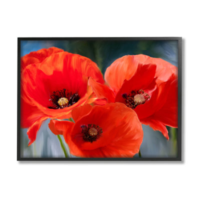 "Bold Red Poppy Flower", art de la giclée par Kim Allen