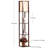 Maxwell 63 in. Traditional LED 3-Shelf Floor Lamp with Fabric Square Shade-2023371787