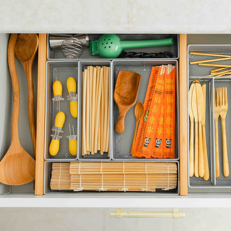 2"H x Drawer Organizer, 2" H x 3" W x 9" D