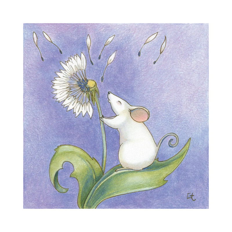 Little Wishes - Wrapped Canvas Painting, 45.72 cm H x 45.72 cm W x 3.175 cm D