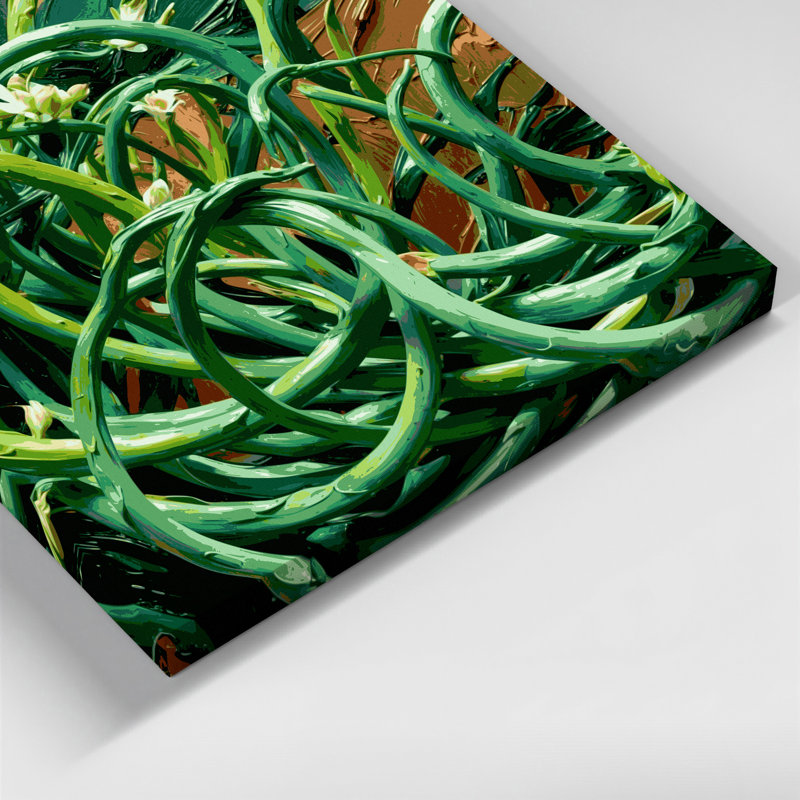 Art mural sur toile, "Légumes à l'ail", H 11 po x l 14 po