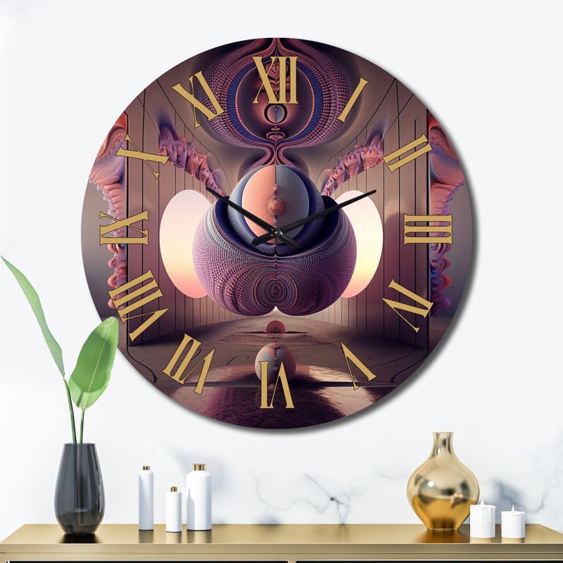 Horloge murale Interior Architecture Of Mystical Imagination III, Très grand
