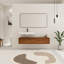 Meuble-lavabo 60 po Fatmata, meuble-lavabo 60 po avec comptoir, meuble-lavabo 60 po, ensemble de meuble-lavabo simple 60 po, meuble-lavabo simple 60 po avec 3 tiroirs et lavabo en résine-127829025-127829026
