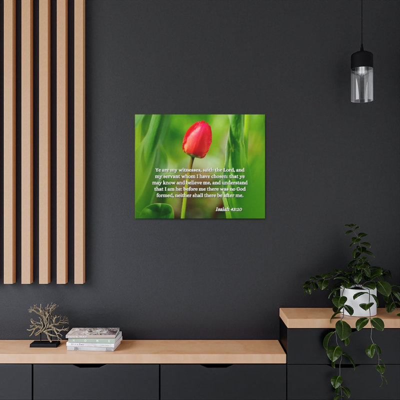 I Have Chosen Isaiah 43:10 - Wrapped Canvas Print, 61cm H x 76cm W