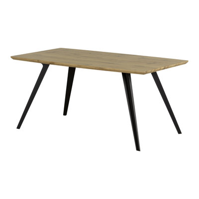 Flam Rectangular Dining Table with Metal Legs by South Shore