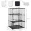 Mosher Pet Playpen DIY Cat Cage Small Animal Enclosure Black