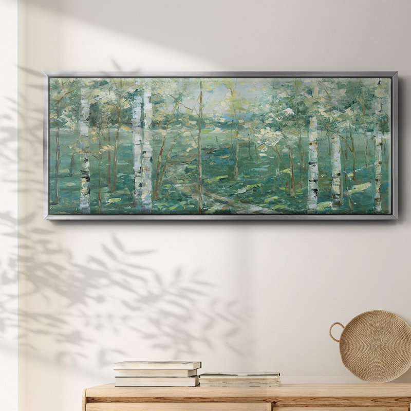 Meadow Light- Framed Canvas, 8" H x 20" W