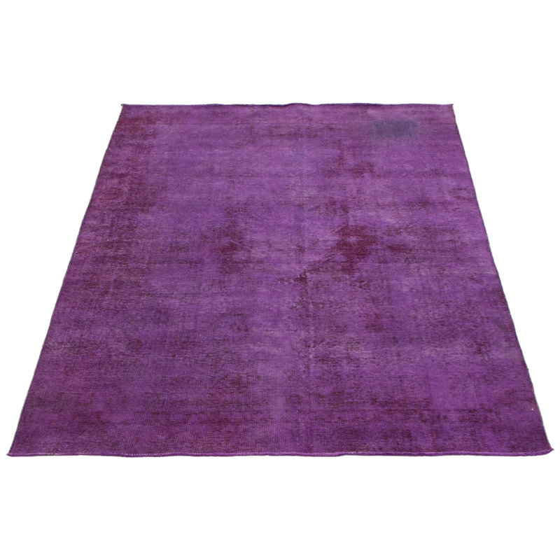 Tapis mauve à transition de couleur 5 pi 8 po x 8 pi 6 po