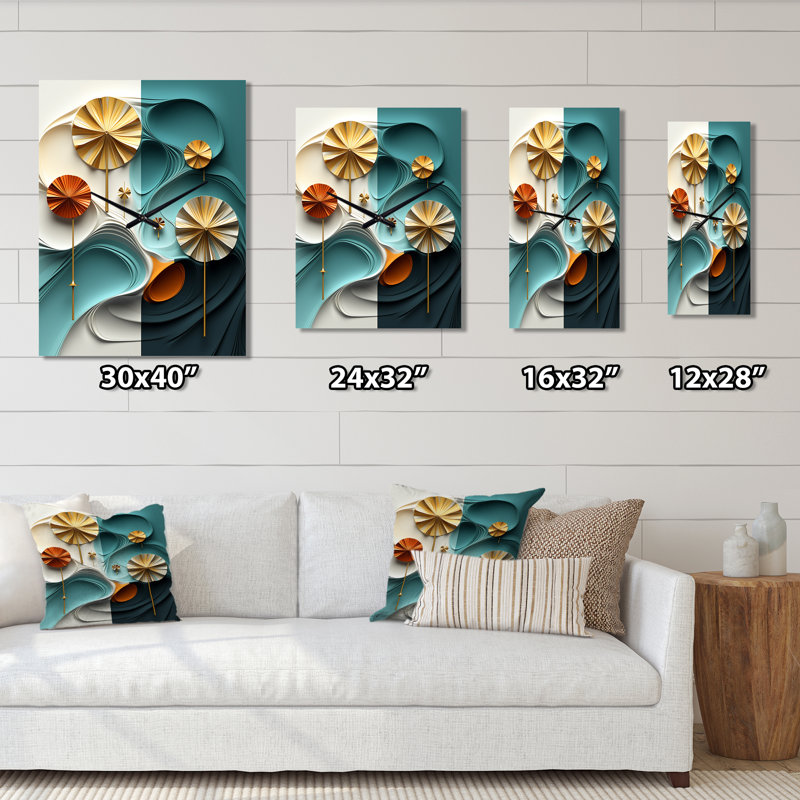 Horloge murale Secrets Of Desire, H 32 po x l 16 po x P 1 po