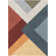 Ruby Geometric Synthetic Area Rug