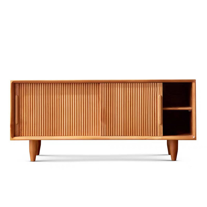 Modern Wood Entryway Long Storage Bench