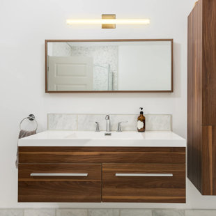 Slim LED Vanity Light Bar - Wall Mounted LED Light Bar - TRIAC Dimmable - 14.5 W, 3000K, Bright LED Vanity Mirror Light - (24 Inch)