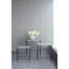 Trois tables gigognes galvanisées pour la décoration de vestibule et la plante d'intérieur, construction en métal de fer, 15,8 lb