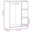 Shirena Manufactured Wood Wardrobe-741718998