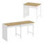 Rectangular with Steel Base Dining Table