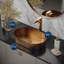 Lavabo de salle de bain vasque ovale en acier inoxydable 13,75 po Karran Cinox-95277320