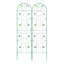 2 Pack Metal Garden Trellis Rustproof Trellis For Climbing Plants Outdoor Flower Support-135920805-135920806