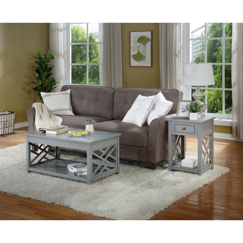 2 - Piece Living Room Table Set, Grey