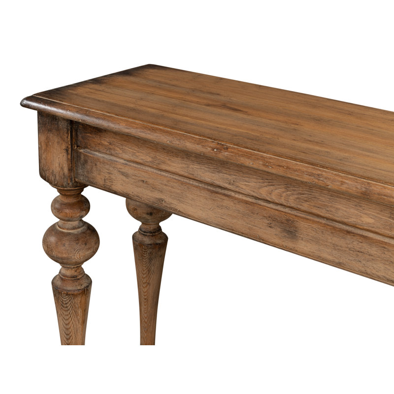 Hudson 73'' W Solid Wood Console Table, Brown