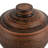 Ukrainian Souvenirs Engobe 0.6 qt. Stoneware Round Dutch Oven