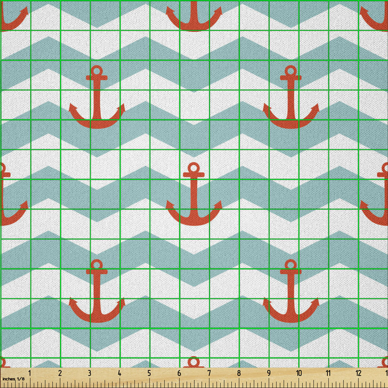 Cynae Welcoming Wavy Water Tiled Surface Fabric