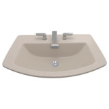 Soirée® Vitreous China Drop-In Bathroom Sink with Overflow