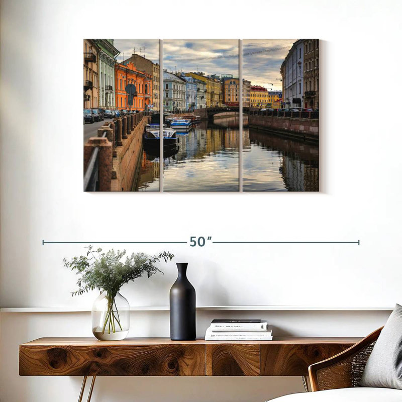 Nicci Griboyedov Canal, Saint-Pétersbourg, H 24 po x l 38 po