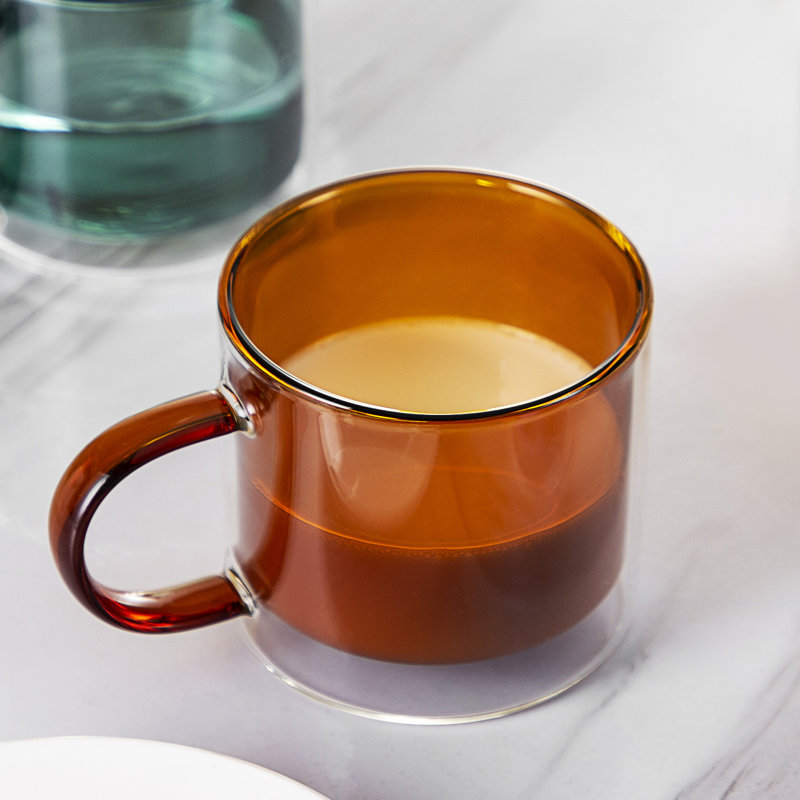 Tasses à café à double paroi (ensemble de 4/9 oz) Bacimi