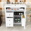 Meuble-lavabo simple autoportant en bois moderne avec rangement spacieux et lavabo en céramique-1883941690