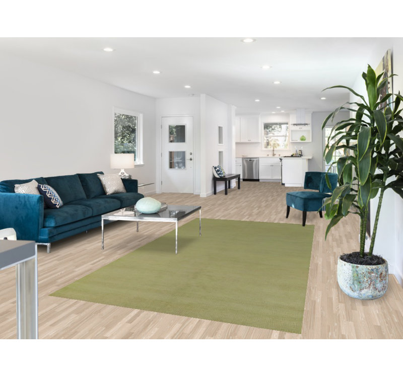 Tapis perse vert Gabbeh 5 x 10