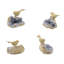 Bird on Celestite Rock II Figurine