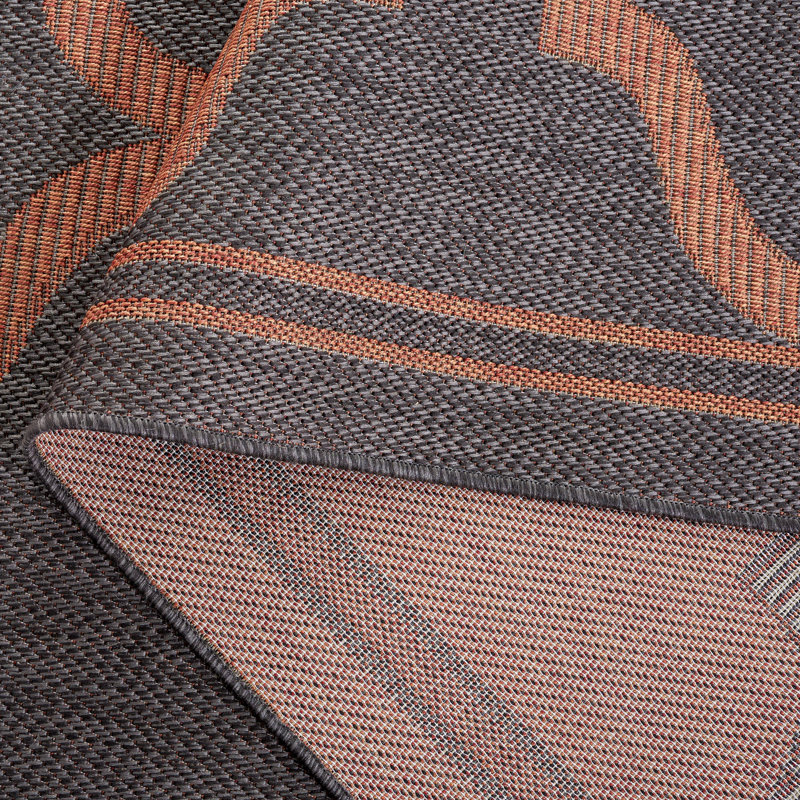 Bermuda Performance Machine Washable Geometric Indoor/Outdoor Area Rug, Square 6'6"