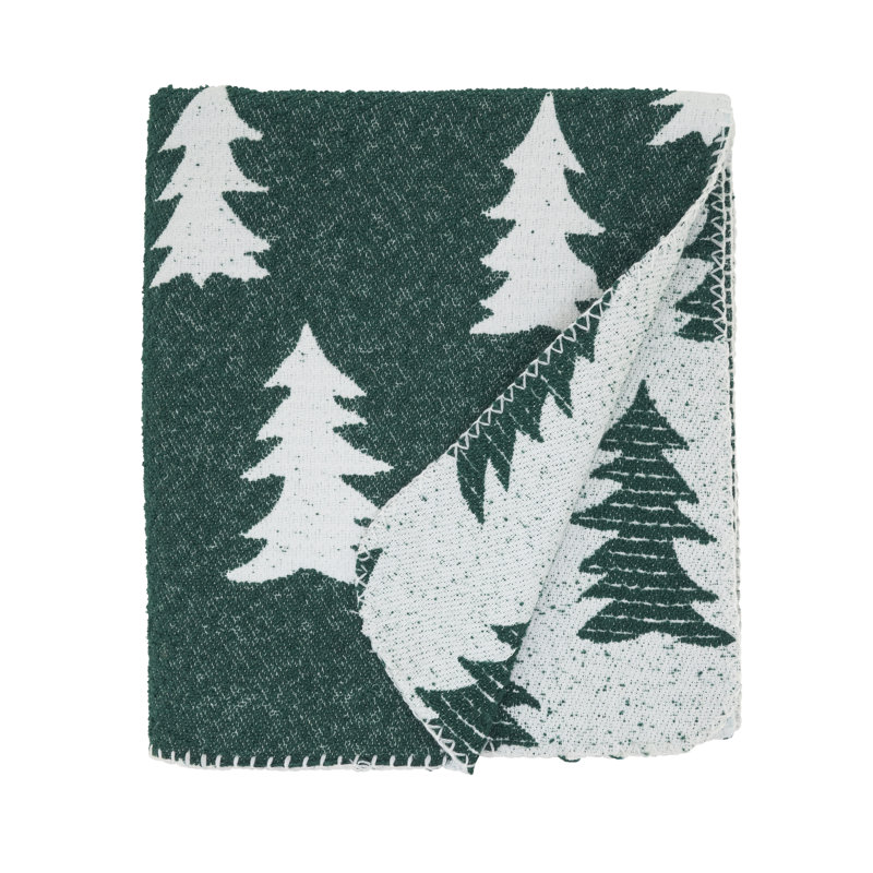 Jeté Holiday Tree, Vert