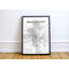 Oklahoma City City Map - No Frame Print-1209675261
