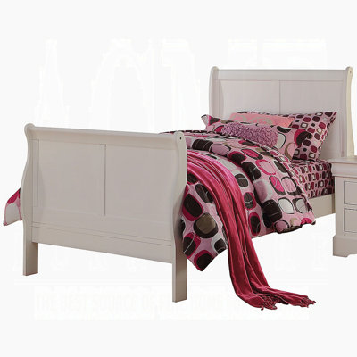 Louis Philippe III White Finish Full Bed