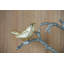 Ensemble de 2 sculptures murales en métal avec accents d'oiseaux 17 x 5,5 x 22 po