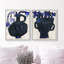 Indigo Vases Set Set by Oliver Gal-1663936920-1826241399