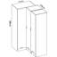 Aamenah 3 Door Manifactured Wood Wardrobe