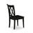 5 Piece Kitchen Table Set for 4 Includes a Rectangle Dining Room Table with Butterfly Leaf and 4 Dining Chairs, Black